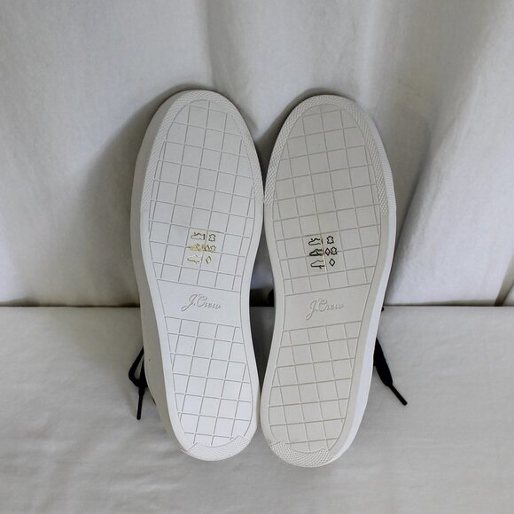 J Crew Saturday sneakers leopard calf hair detail - Picture 6 of 6